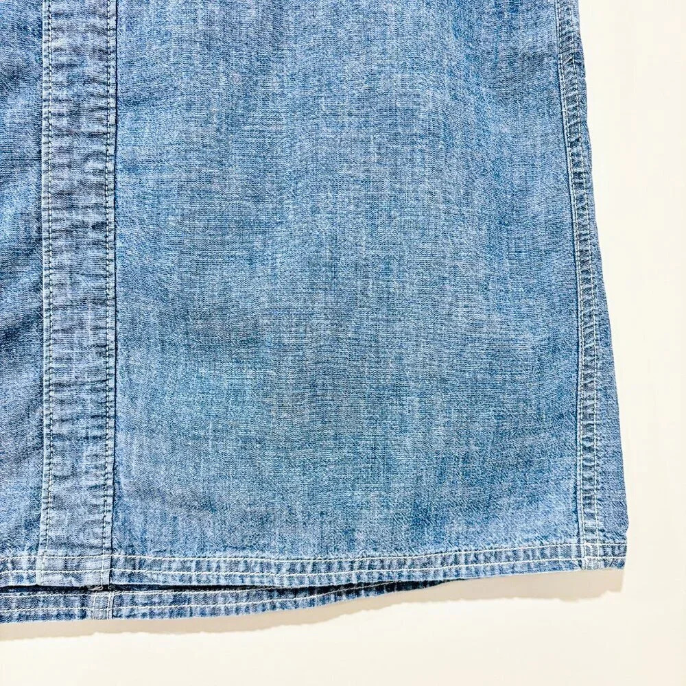 TOMMY BAHAMA Light denim-finish skirt - Picture 5 of 7